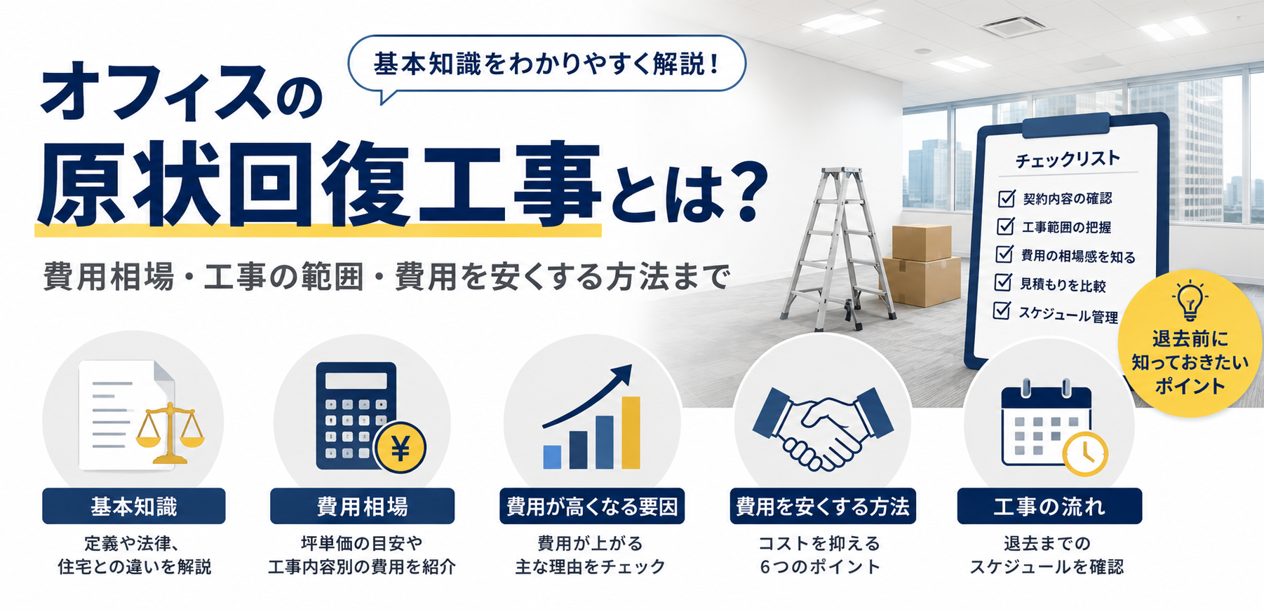 オフィスの原状回復工事とは